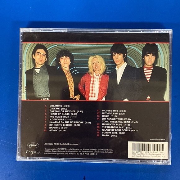 SEALED Blondie Greatest Hits (CD) small crack on jewel case - Picture 2 of 3